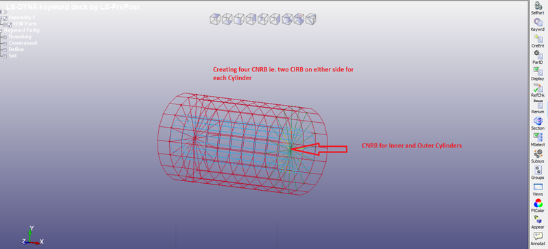 Fig 14 Creating the CNRB for both the Cylinders